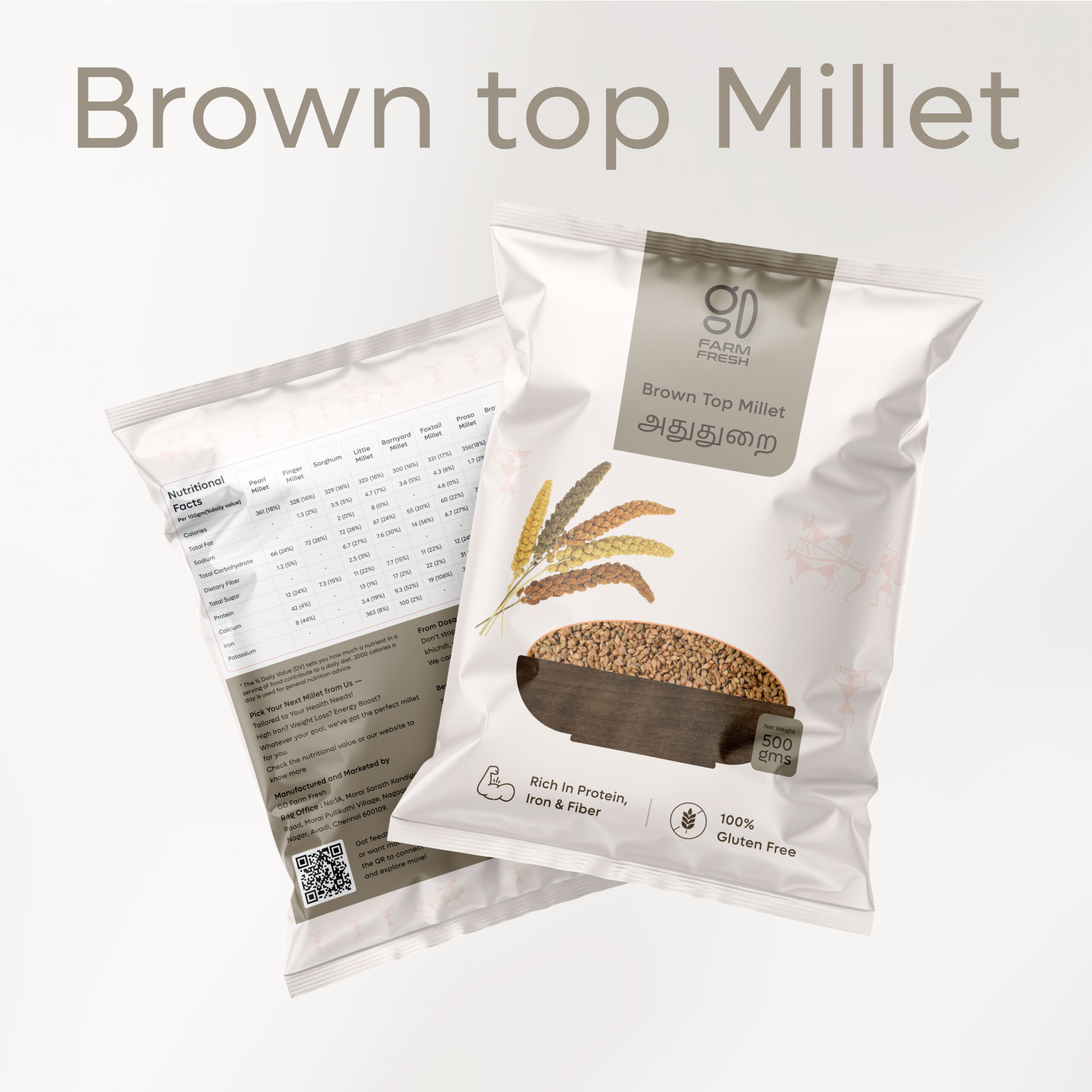 Brown Top Millet / Adhuthurai (அதுதுறை)