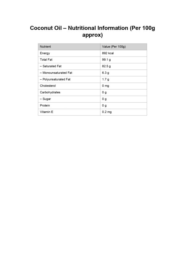 Coconut Oil - Image 2