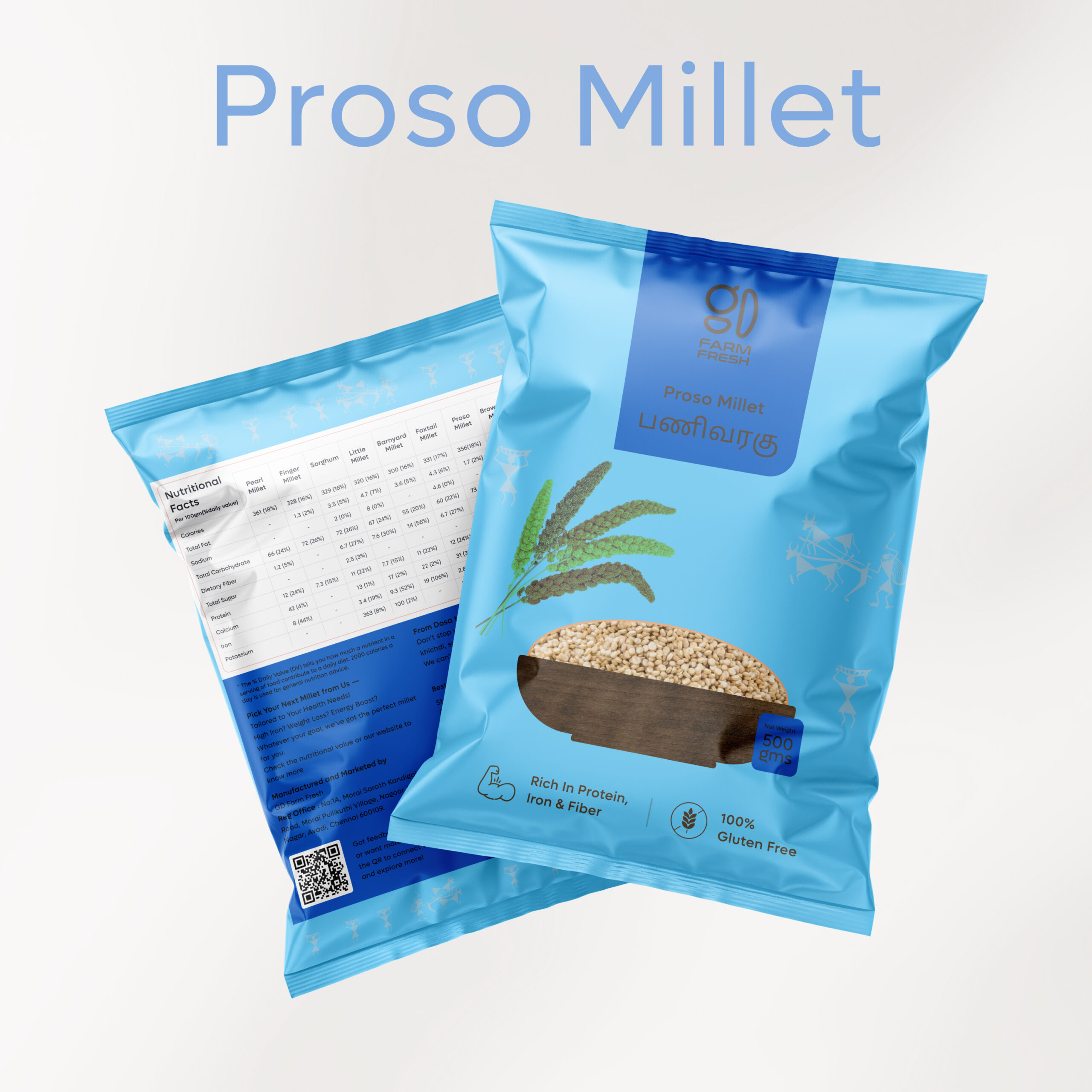 Proso Millet / Panivaragu (பணிவரகு)